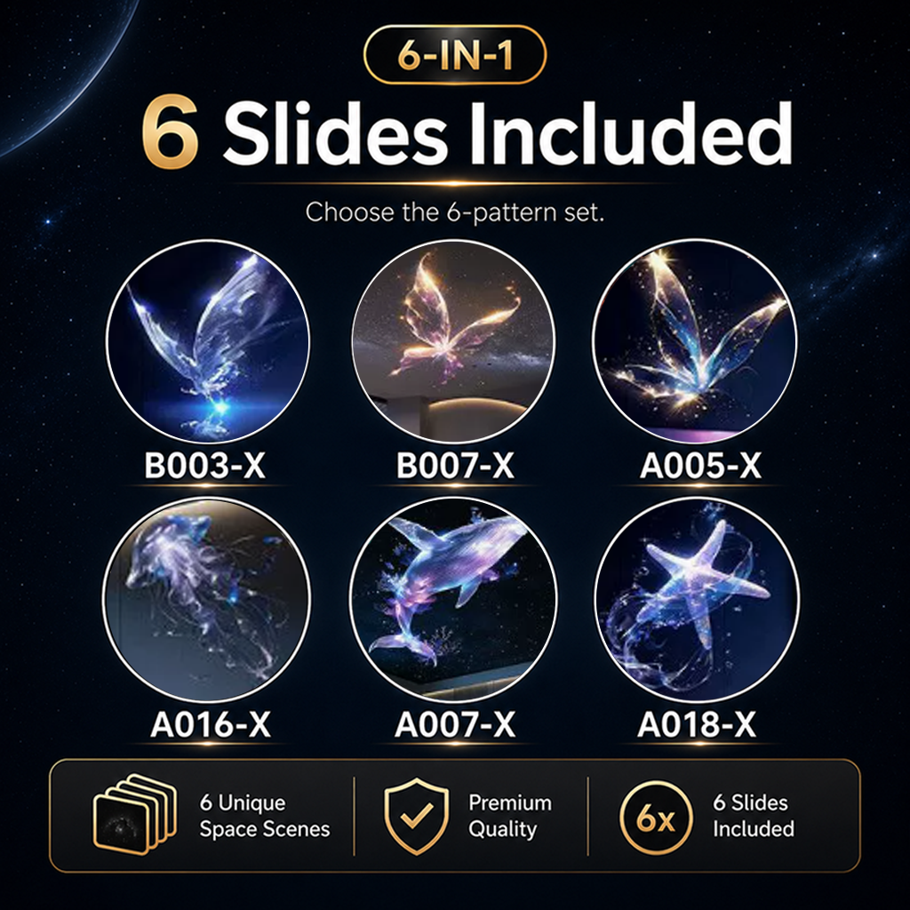 SVASP™360° Flexible Star Projector & Ambient Night Light (HD Optics Series)