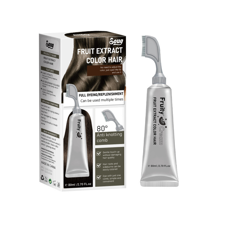 Quick-Coloring Hair Dye Comb