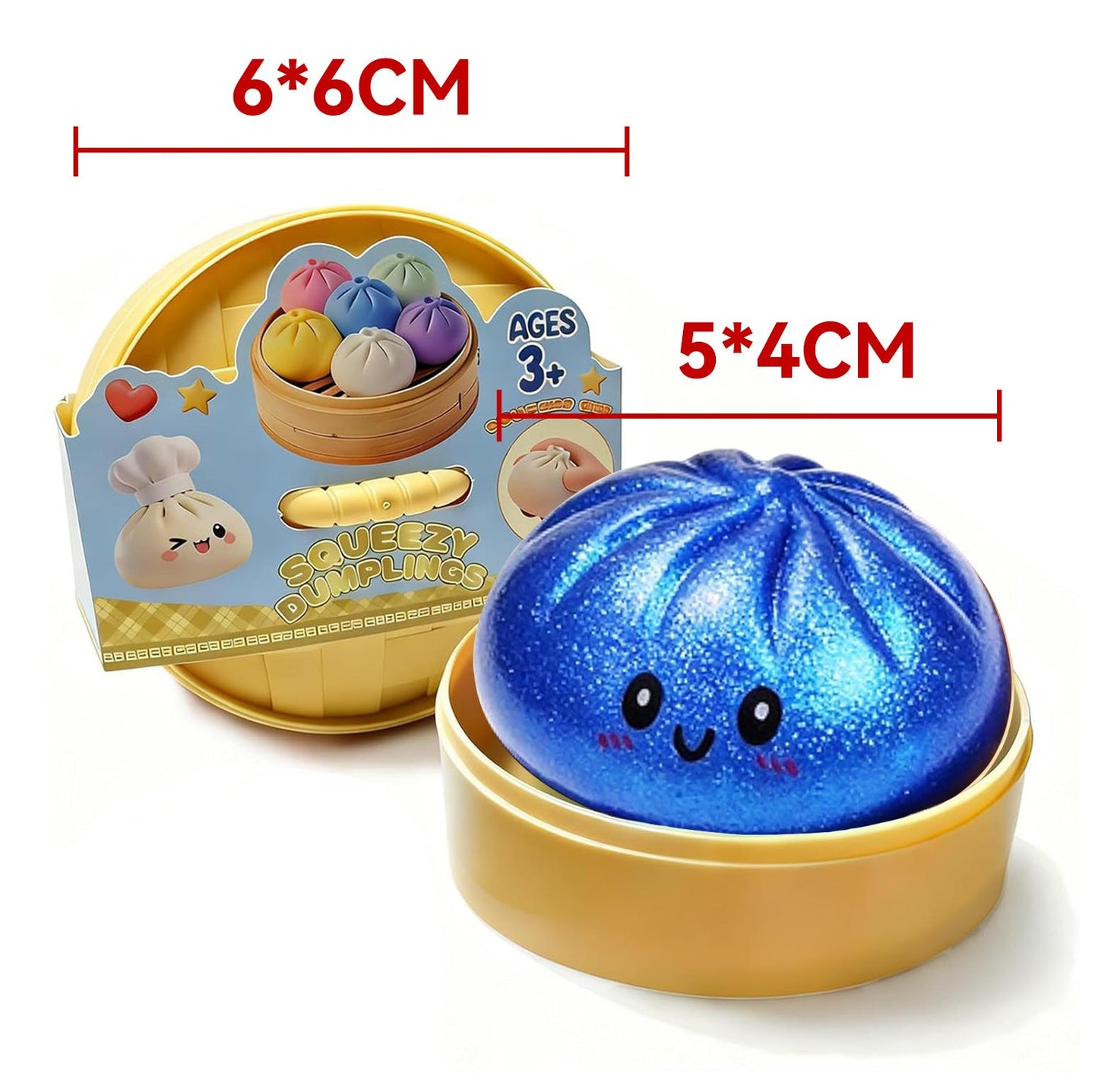 ๐12PCS Cute Big Bun Squishy Toys โ Super Soft Stress Relief Fidget Set ๐โจ
