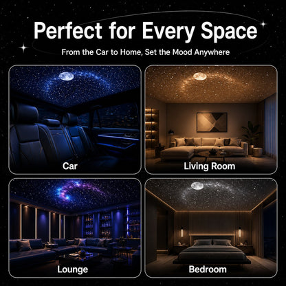 12-Scene USB Galaxy Projector – Flexible Star & Mood Light