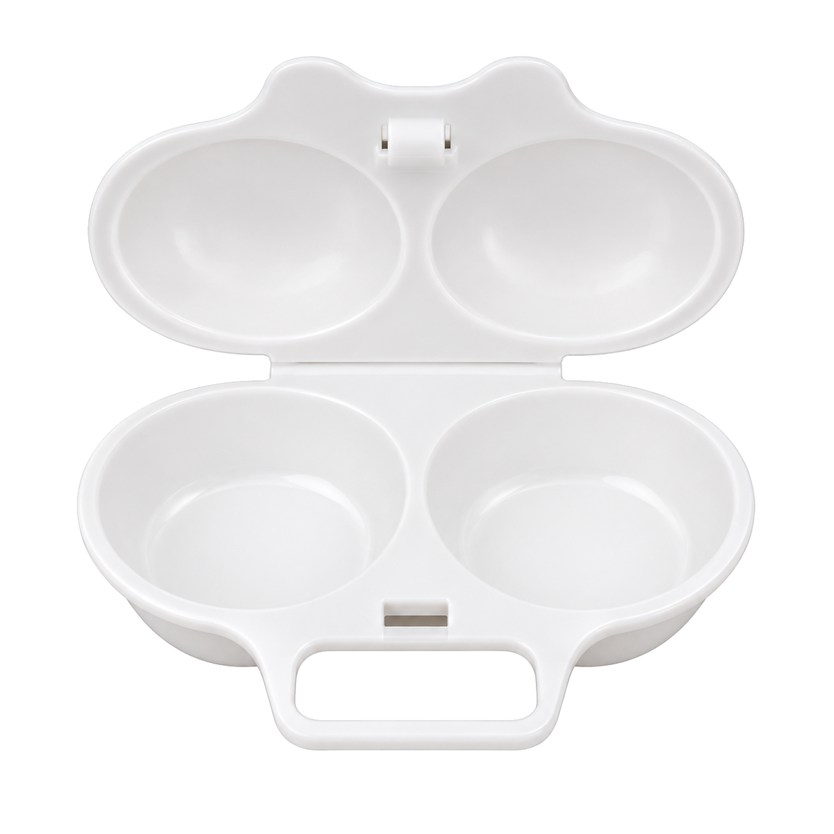 🥳2026 HOT SALE🥳💞50K+ SOLD! 🥗🎁 50% OFF! Microwave Egg Poacher——Dual‑cavity, non‑stick & easy clean. Healthier than frying – stock up & save! 🏠✅✨
