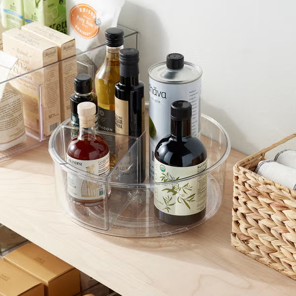 Everything Organizer Deep Turntable with Removable Bins