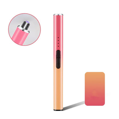 🔥Windproof Flameless Electric Lighter ✅ Suitable for home gas stove, aromatherapy, camping barbecue