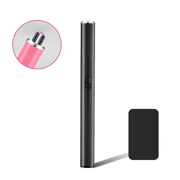 🔥Windproof Flameless Electric Lighter ✅ Suitable for home gas stove, aromatherapy, camping barbecue