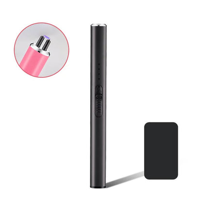 🔥Windproof Flameless Electric Lighter ✅ Suitable for home gas stove, aromatherapy, camping barbecue