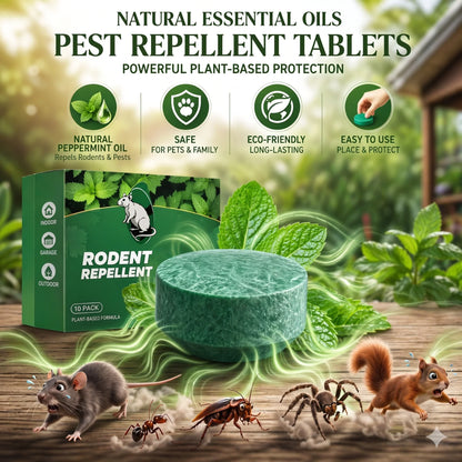 🔥LAST DAY 50% OFF🔥🌿Natural Peppermint Rodent Repellent Balls (12 Pack) 🚫Keep Rats, Mice & Pests Away Safely✅