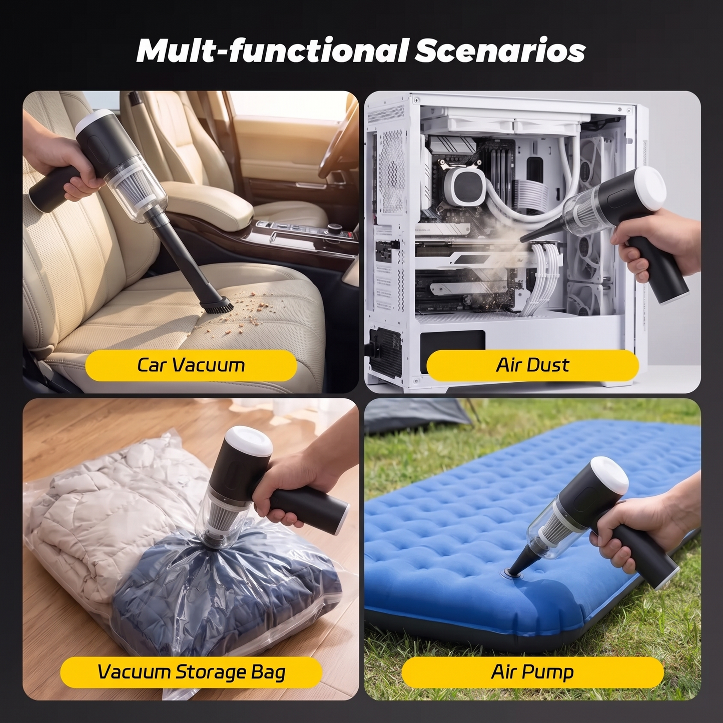 🔥Wireless Handheld Car Vacuum Cleaner