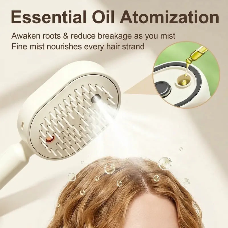 🔥2026 New Upgrade＆50％ Off⏰⏰✨ 3-in-1 Electric Spray Massage & Self-Cleaning Brush