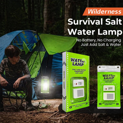 🌞HOT SALE 33%+ OFF✨Wilderness&Emergency Survival Salt Water Lamp💦⚡