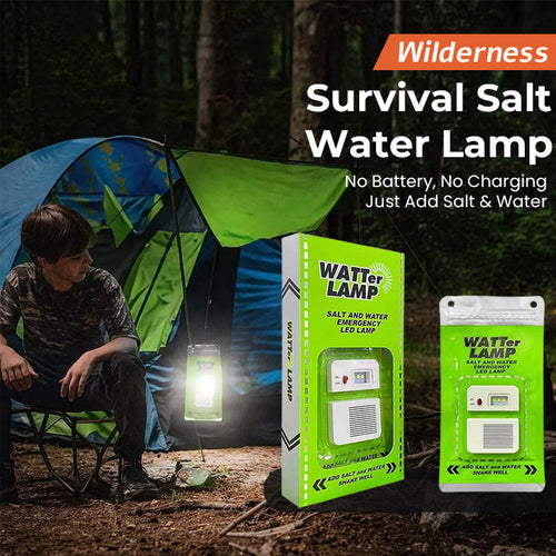 🌞HOT SALE 33%+ OFF✨Wilderness&Emergency Survival Salt Water Lamp💦⚡