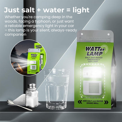 🌞HOT SALE 33%+ OFF✨Wilderness&Emergency Survival Salt Water Lamp💦⚡