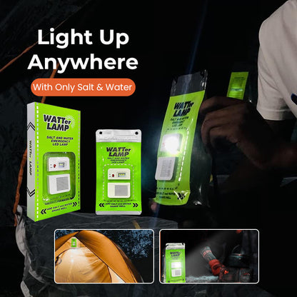 🌞HOT SALE 33%+ OFF✨Wilderness&Emergency Survival Salt Water Lamp💦⚡