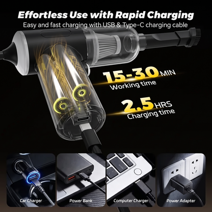 🔥Wireless Handheld Car Vacuum Cleaner