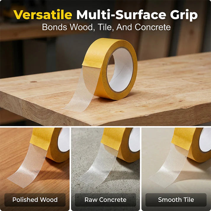 High-Strength Double Sided Tape – Waterproof & Non-Slip Adhesive for Carpet, Wallpaper & Balloons