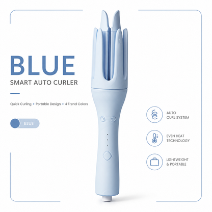 PretiHom Fully Automatic Electric Curling Stick 32mm Large Curling Tool for Comfortable Hair Care