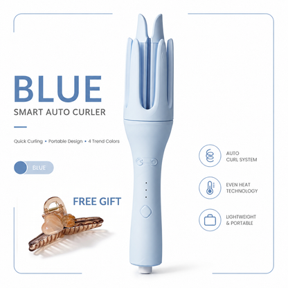 PretiHom Fully Automatic Electric Curling Stick 32mm Large Curling Tool for Comfortable Hair Care