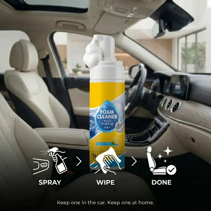 ⚡Limited Stock!!!🔥Last Day 60% OFF🔥 Foam No-Rinse Cleaner — Spray, Wipe & Done