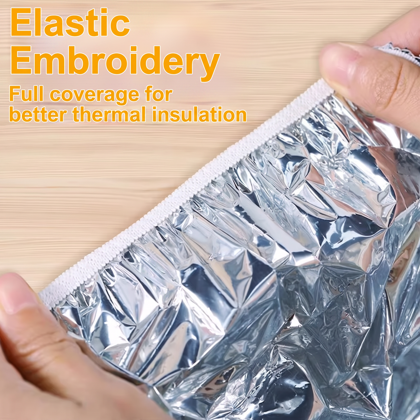 📢📢 50% OFF! ⏰【100 Pieces】 Aluminum Foil Insulating Cover