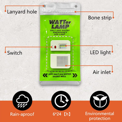 🌞HOT SALE 33%+ OFF✨Wilderness&Emergency Survival Salt Water Lamp💦⚡