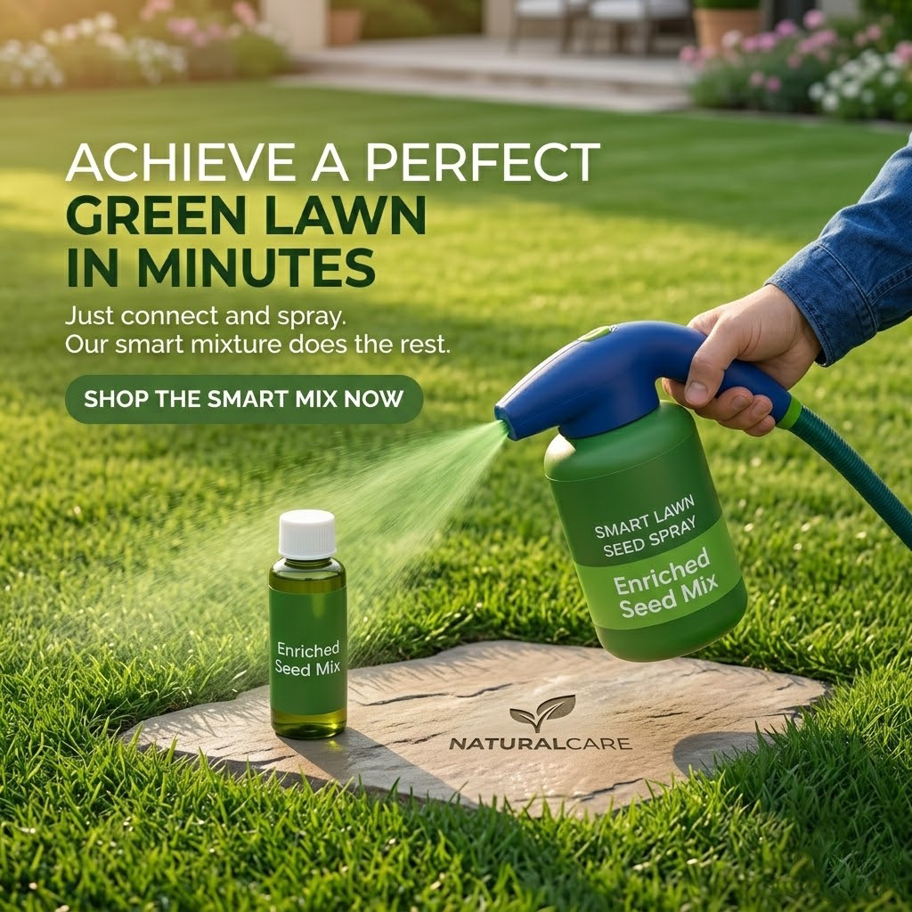 🔥Over 100,000 Boxes sold🔥Hydro Seeding Lawn Solution(Get a Thicker,Greener Lawn in Just a few Days)