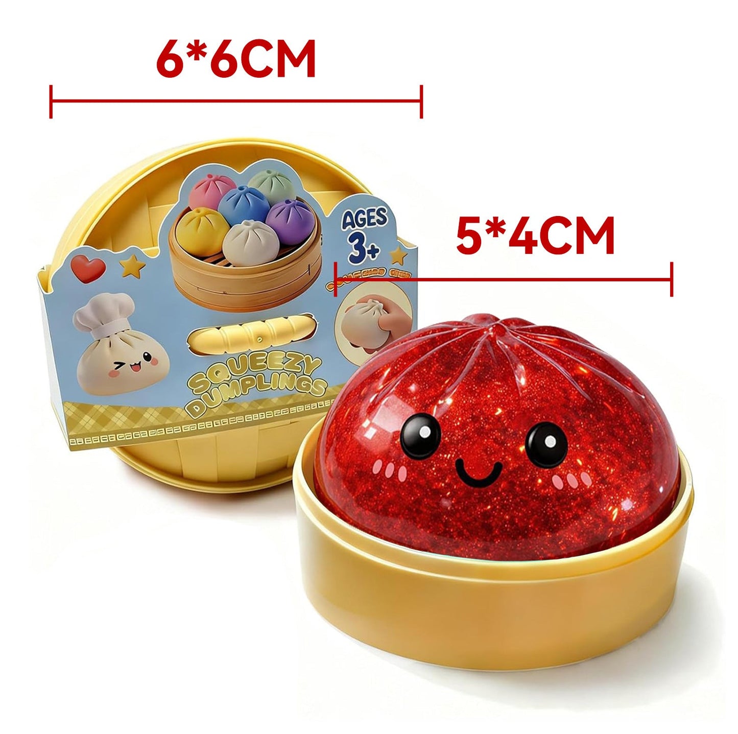 😋12PCS Cute Big Bun Squishy Toys – Super Soft Stress Relief Fidget Set 🍞✨