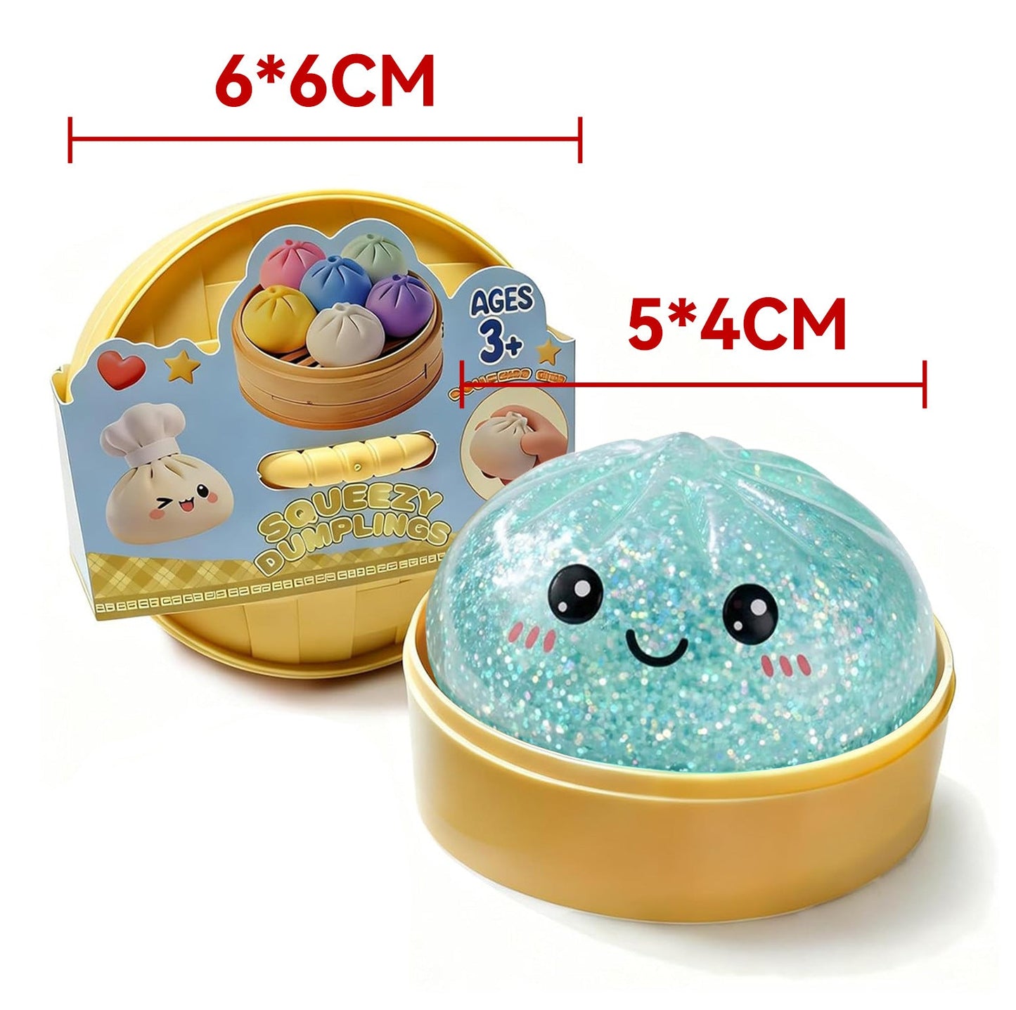 😋12PCS Cute Big Bun Squishy Toys – Super Soft Stress Relief Fidget Set 🍞✨