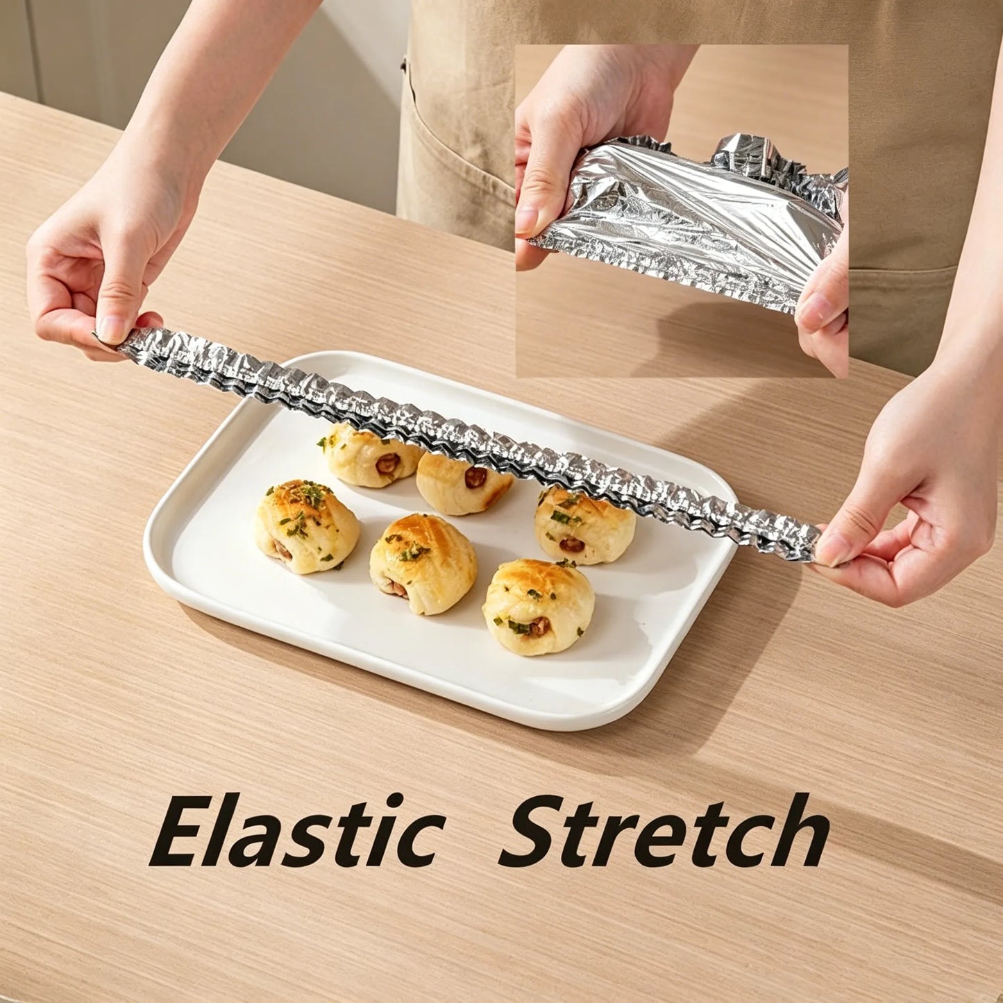 🍽️Kitchen Reusable Thermal Aluminum Foil Food Cover | Insulated Dish Fresh-Keeping Tent Can be steamed or baked