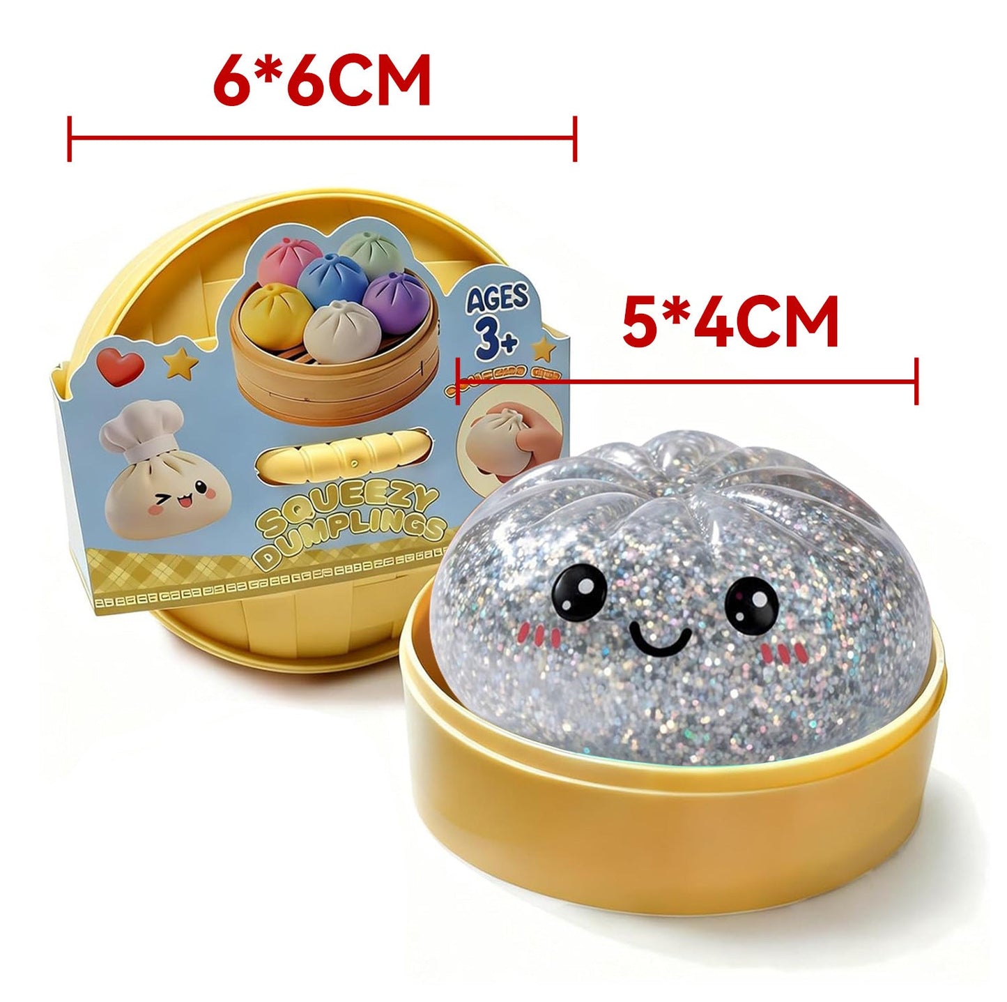 😋12PCS Cute Big Bun Squishy Toys – Super Soft Stress Relief Fidget Set 🍞✨