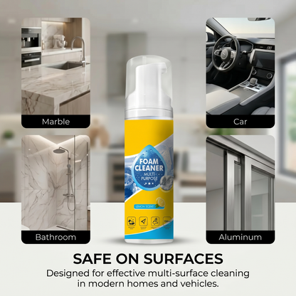 ⚡Limited Stock!!!🔥Last Day 60% OFF🔥 Foam No-Rinse Cleaner — Spray, Wipe & Done