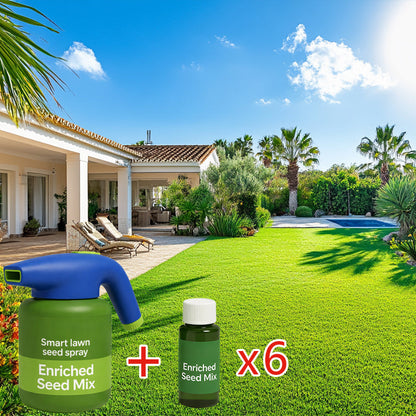 🔥Over 100,000 Boxes sold🔥Hydro Seeding Lawn Solution(Get a Thicker,Greener Lawn in Just a few Days)