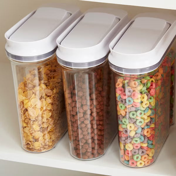 3.4 qt. Medium POP Cereal Dispenser Set of 3