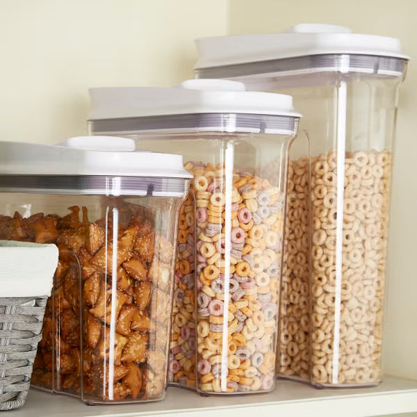 3.4 qt. Medium POP Cereal Dispenser Set of 3