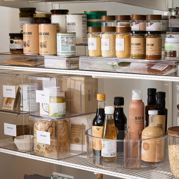 Everything Organizer Deep Turntable with Removable Bins