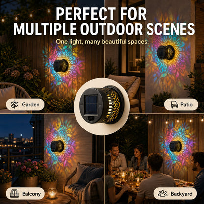 🏡𝓢𝓲𝓶𝓹𝓵𝔂𝓓𝓪𝓲𝓵𝔂® Solar Mandala Projector Outdoor Lights