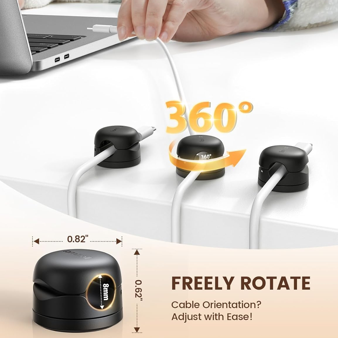 Remifa® Twist-Lock Rotating Cable Clips