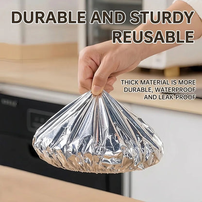 🍽️Kitchen Reusable Thermal Aluminum Foil Food Cover | Insulated Dish Fresh-Keeping Tent Can be steamed or baked