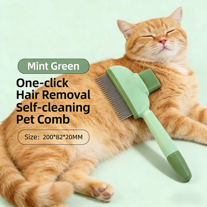 🔥3-in-1 NanoCare Pet Flea Comb Grooming Brush ☑️ Removes Fleas, Cleans Fur & Massages Skin